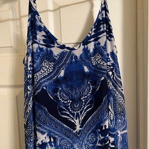 Express Blue Maxi Dress- size medium